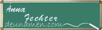 Änna Fechter Visitenkarte